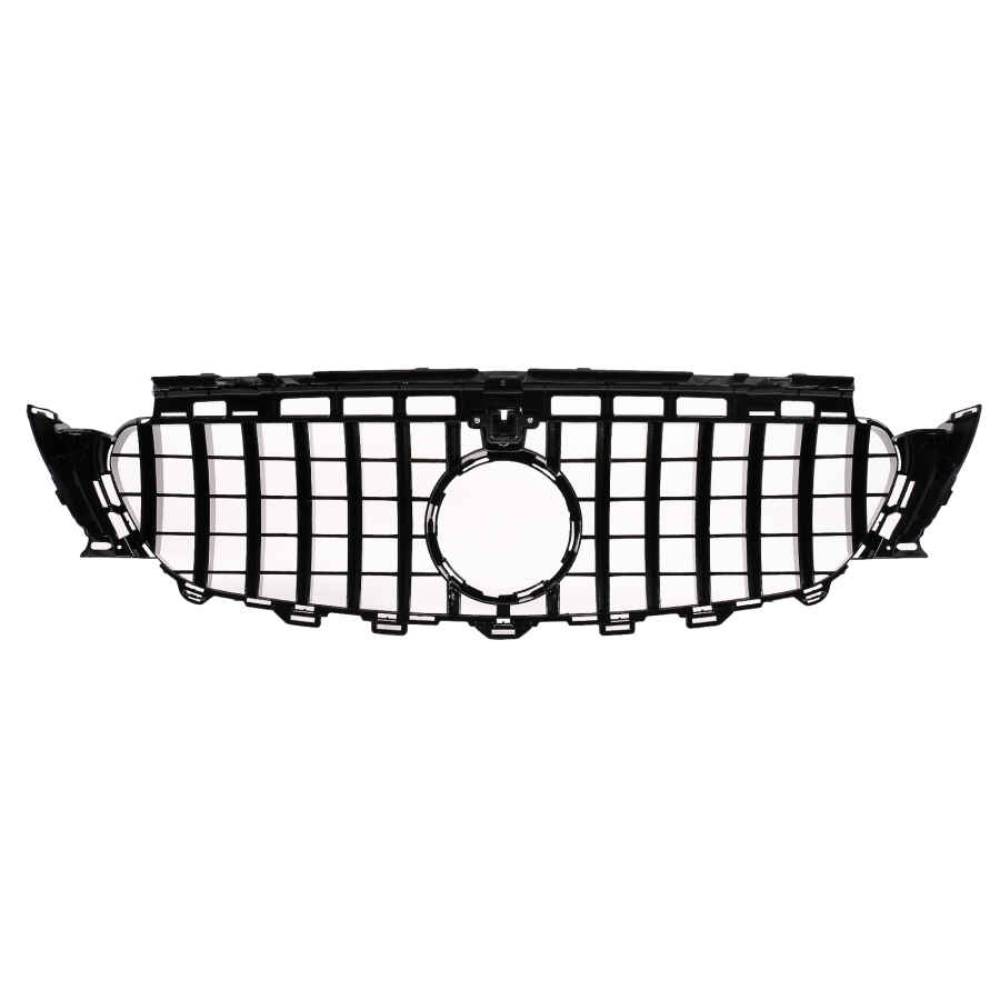 Grila Centrala compatibil cu Mercedes E Class W213 S213 C238 A238 2016 2019 GT R Panamericana Design Crom Cu Camera 360 2