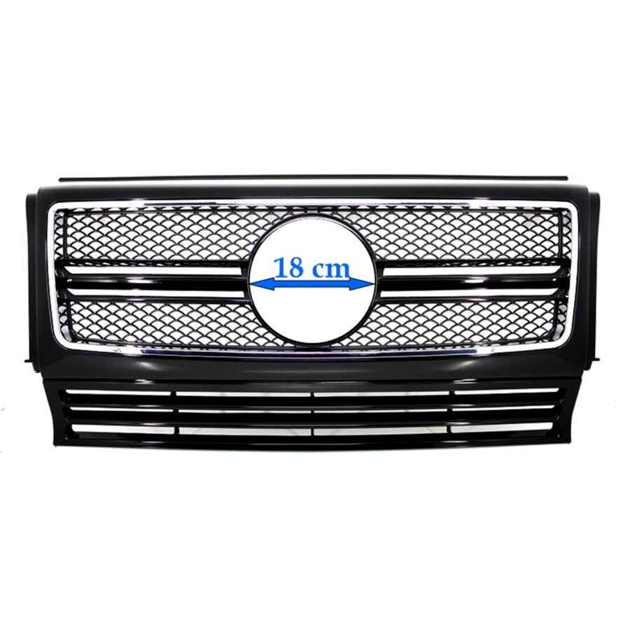 Grila Centrala compatibil cu Mercedes G Class W463 1990 2012 G65 Look Negru Lucios Edition 2