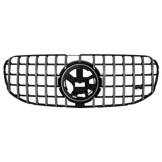 Grila Centrala compatibil cu Mercedes GLS SUV X167 (2019-2023) GTR Look Crom