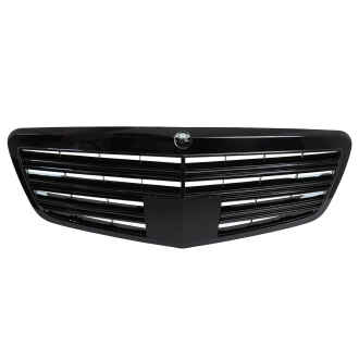 Grila Centrala compatibil cu Mercedes S-Class W221 Facelift (2010-2013) S63 S65 Piano Black Design