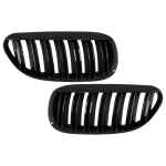 Grile Centrale compatibil cu BMW Seria 6 E63 E64 LCI Pre-LCI (2004-2010) M Design Negru Lucios