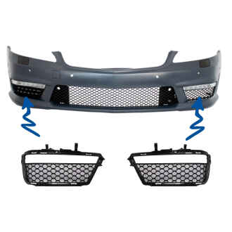 Grile Laterale Bara Fata compatibil cu Mercedes S-Class W221 (2005-2012) S63 S65 Design