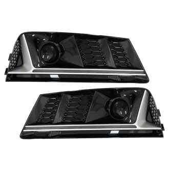 Grile Laterale compatibil cu Audi A4 B9 Sedan Avant (2016-2018) RS4 Design Silver Edition