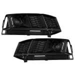 Grile Laterale compatibil cu Audi A4 B9 Sedan Avant (2016-2018) S-Line RS4 Design Negru