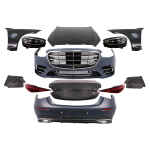 Kit Exterior Complet compatibil cu Mercedes S-Class W221 (2005-2013) Conversie Completa la W223 S450 Design