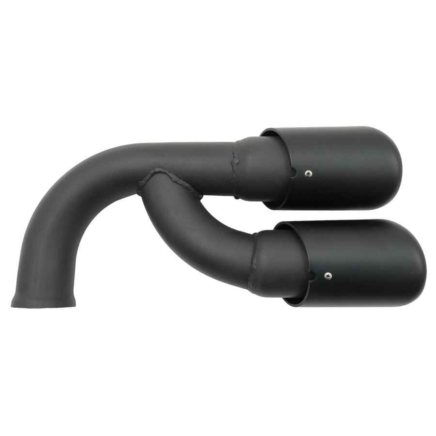Ornamente Evacuare compatibil cu Porsche Cayenne 92A V6 052010 092014 GTS Design Negru Mat 2