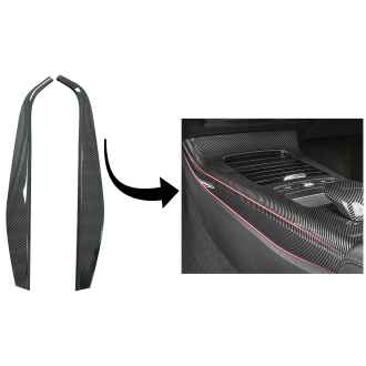 Ornamente interior Laterale Consola compatibil cu Mercedes A-Class W177 V177 (2018-Up) Carbon