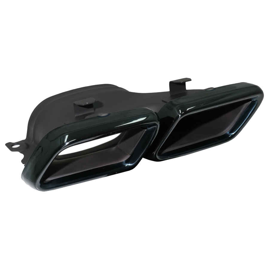 Ornamente tobe compatibil cu sistemul de evacuare Mercedes C Class W205 S205 C205 A205 E Class W213 S Class W222 GLE C292 GLE W166 GLC W253 X253 C253 C217 2014 up Negru Emerald 1