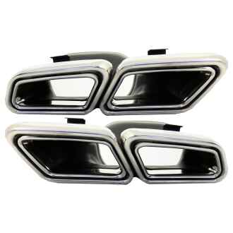 Ornamente tobe compatibil cu sistemul de evacuare Mercedes S-Class W222 E-Class W212 S212 Facelift CLS W218 SL-Class R231 E63 S63 SL65 Design