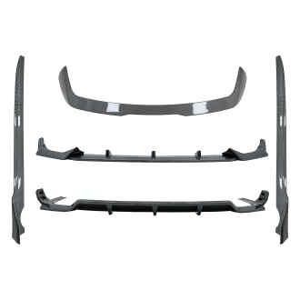 Pachet Exterior Aero compatibil cu BMW X7 G07 (2018-2022) M-Tech Black Knight Design Carbon Look