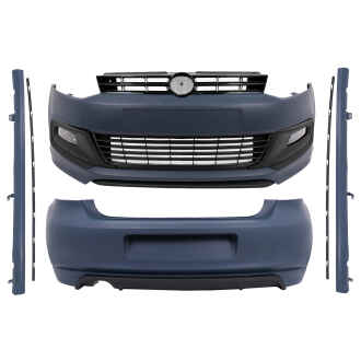 Pachet Exterior Complet compatibil cu VW Polo 6R 6C (2010-2017) R-Line Design
