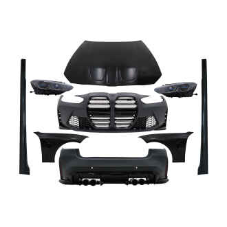 Pachet Exterior Wide compatibil cu BMW Seria 3 G20 (2018-2022) Conversie la G80 M3