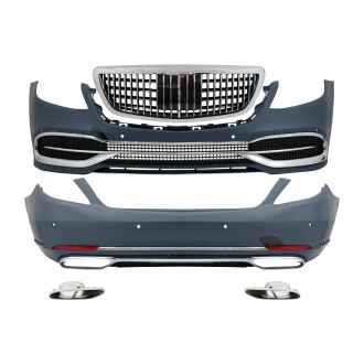 Pachet Exterior compatibil cu Mercedes S-Class W222 Facelift (2013-Up) S63 M-Design