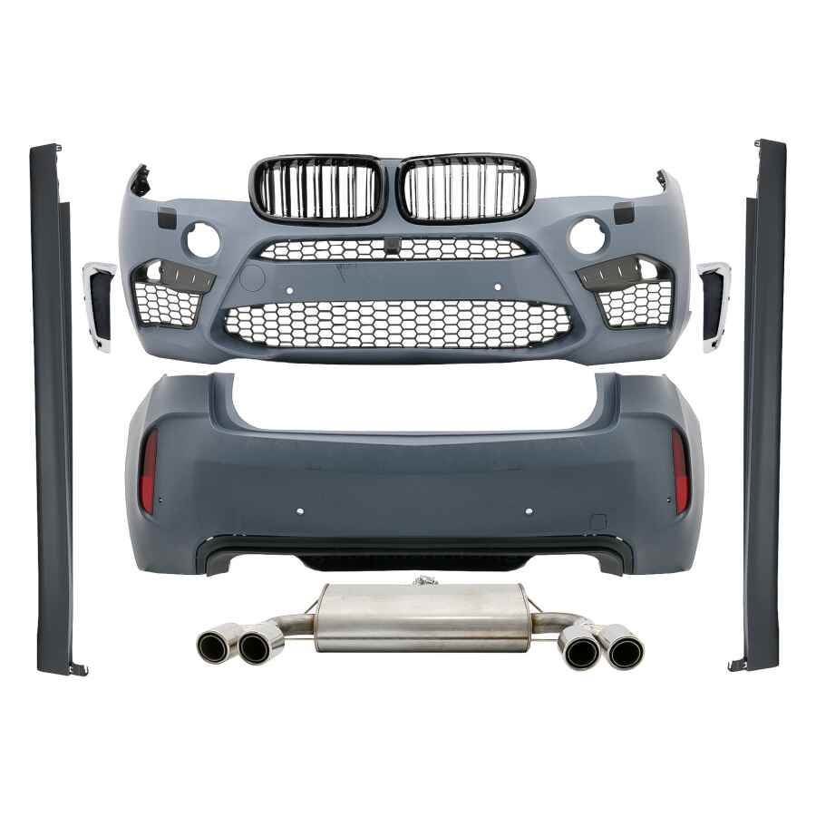Pachet Exterior complet compatibil cu BMW X6 F16 (2015-2020) X6M Design