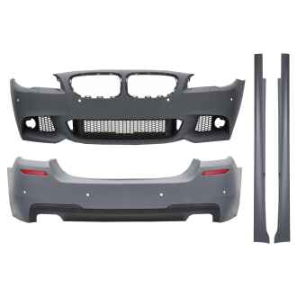 Pachet Exterior cu Difuzor Evacuare Dubla compatibil cu BMW F10 Seria 5 (2011-2014) M-Technik Design
