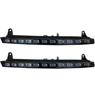 Pachet Lumini de zi dedicate cu semnalizare LED compatibil cu Audi Q7 4L (2006-2009) OEM Facelift Design