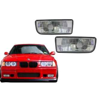 Proiectoare faruri ceata compatibil cu BMW 3 Series E36 (1991-2000) Crom