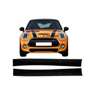 Set Stickere Capota Negru Alb compatibil cu MINI R50 R52 R53 R56 R57 Clubman R55 (2001-2017) Calitate Premium