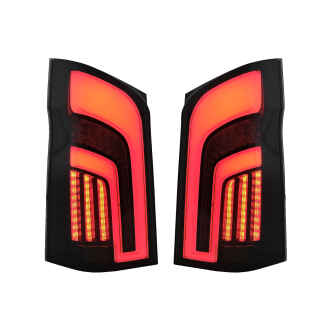 Stopuri Full LED Fumurii compatibil cu Mercedes V-Class W447 (2014-2019) modelele cu o Usa Spatecu semnal dinamic secvential