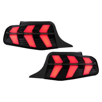 Stopuri Full LED compatibile cu Ford Mustang V Pre-Facelift (2010-2012) Fumuriu Semnal Dinamic Secvential