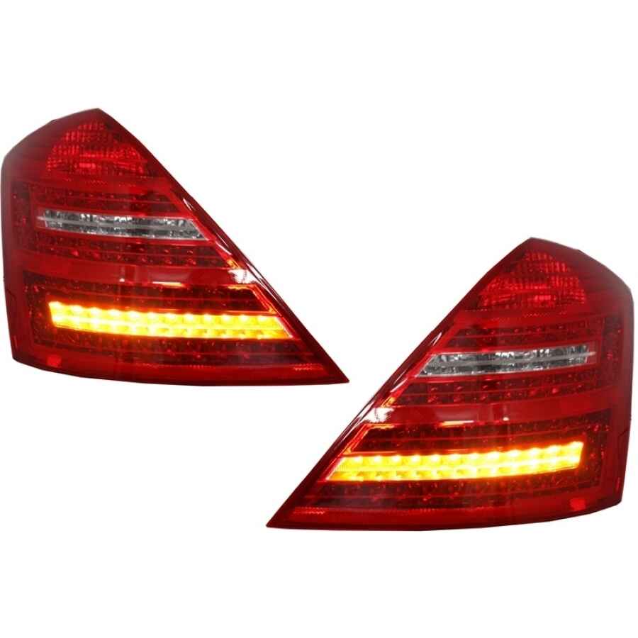 Stopuri LED Facelift compatibil cu Mercedes S Class W221 2005 2012 1