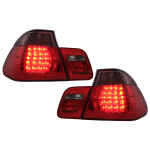 Stopuri LED compatibil cu BMW Seria 3 E46 Limousine 4 usi (09.2001-03.2005) Rosu Fumuriu