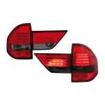 Stopuri LED compatibil cu BMW X3 E83 (01.2004-08.2006) Rosu Fumuriu