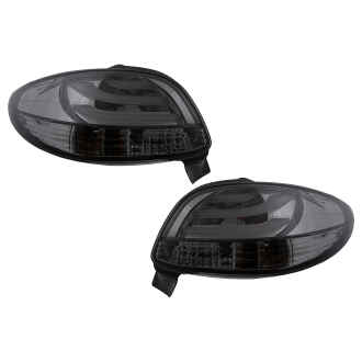 Stopuri compatibil cu Peugeot 206 HatchBack 3/5 usi (1998-2004) Negru Fumuriu