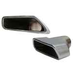 Tobe Ornamente compatibil cu BMW Seria 5 G30 G31 (2017-up) F10 F11 (2010-2014) F10 F11 LCI (2015-2017) Seria 6 G32 (2017-up) M-Tech Sport Design Chrome