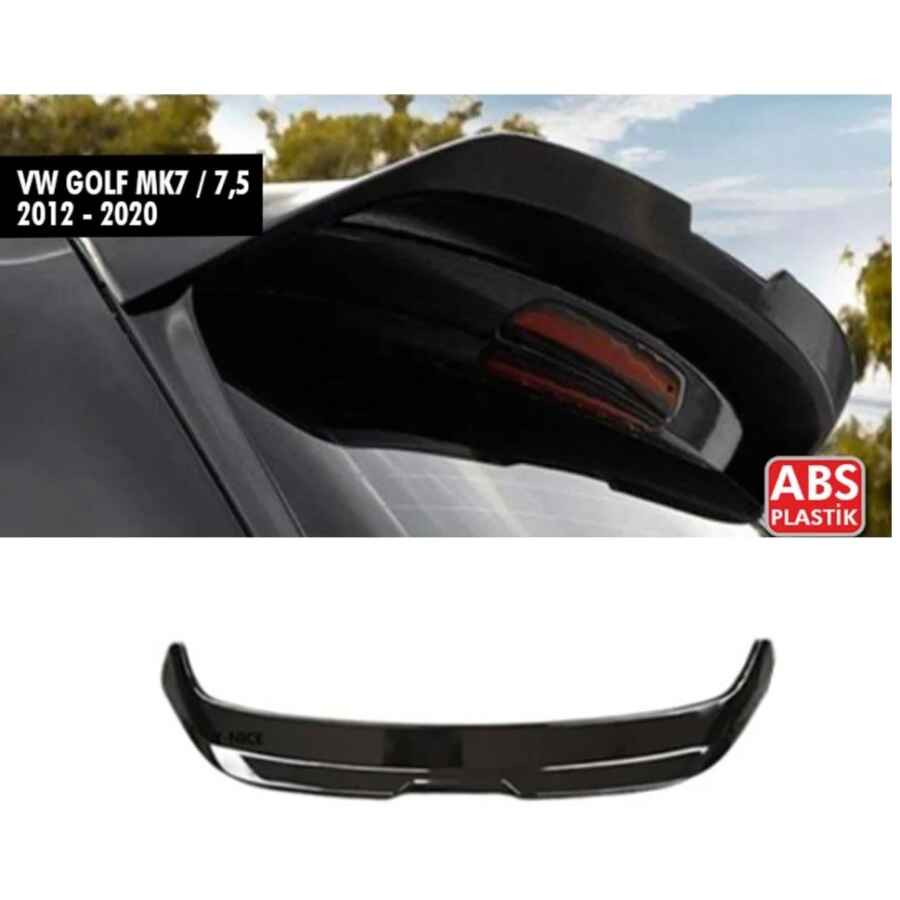 Eleron luneta compatibil VW Golf 7 2012-2019, Gen.2 Design negru lucios