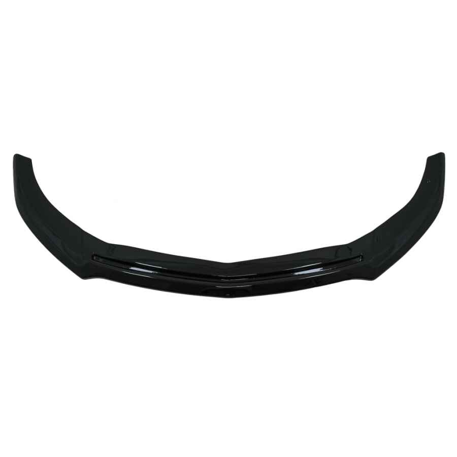 Lip Bara Fata compatibil cu Mercedes A Class W176 AMG Facelift 2015 2018 Negru Lucios 2