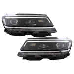 Faruri LED compatibil cu VW Tiguan II Mk2 (2016-2019) R-Line Matrix Design Semnal Dinamic