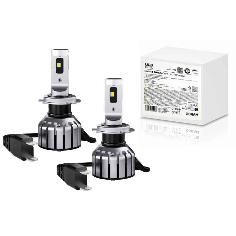 OSRAM NIGHT BREAKER H7 LED PRO GEN2 64210DWNBG2 Set 2 Becuri Auto Moto Omologare RAR
