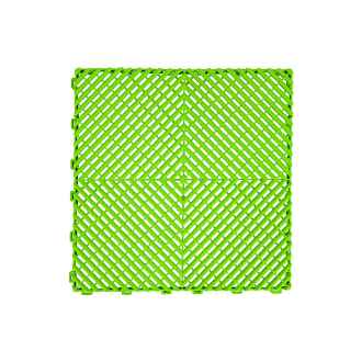 Pardoseala Modulara Ventilata pentru Garaj Depozit Verde Deschis