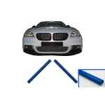 Set Ornamente V-Brace Insertie pentru Grile Centrale Bara Fata compatibil cu BMW Seria 1 2 3 4 5 6 7 Albastru