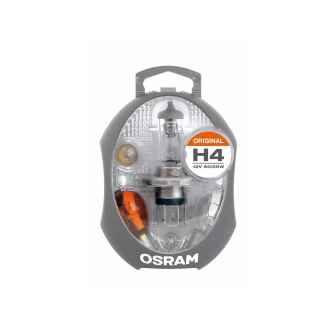 Trusa Lampi de Rezerva OSRAM 6 Bucati H4 P21W PY21W P21/5W R5W W5W Set de Lampi Auto