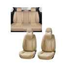 Set huse scaune auto universale piele ecologica crem fata-spate elegance