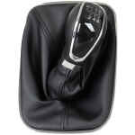 Culoare: buton negru cu elemente cromate + burduf negru cu cadru cromat Schema: suprapunere neagra cu schema gri deschis, 6 trepte + marsarier Mașină: Opel Insignia A An producție: 2008-2017 Producător: înlocuitor Stare tehnică: articolul este nou-nouț, nefolosit, nedeteriorat și nedeteriorat Atenţie! ansamblu buton - butonul trebuie să fie înșurubat buton proiectat pentru o manetă de schimbare a vitezei cu un diametru exterior de 12 mm