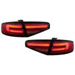 Stopuri Full LED compatibil cu Audi A4 B8 Sedan (2012-2015) Rosu Semnal Dinamic
