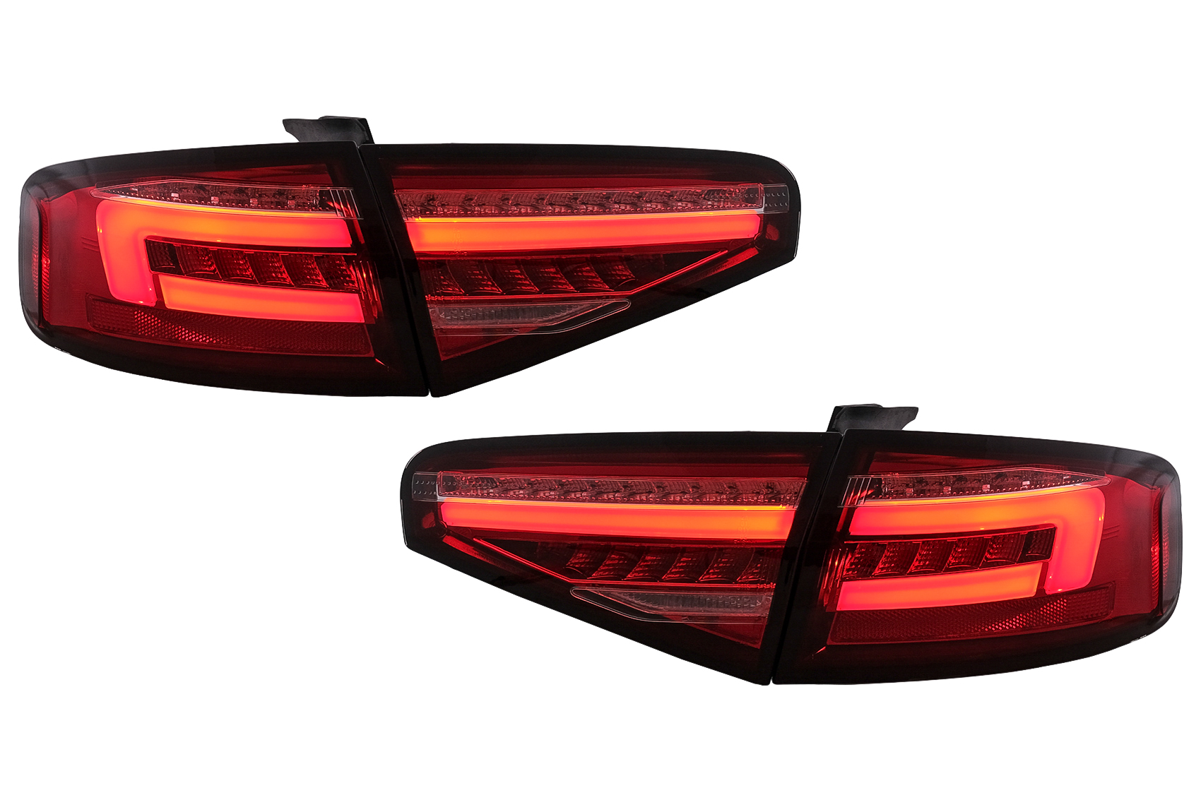 Stopuri Full LED compatibil cu Audi A4 B8 Sedan (2012-2015) Rosu Semnal Dinamic Stopuri Full LED compatibil cu Audi A4 B8 Sedan (2012-2015) Rosu Semnal Dinamic
