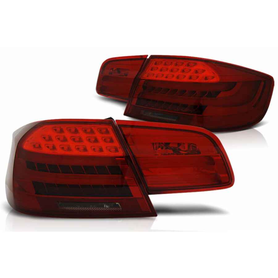 Stopuri LED compatibil cu BMW Seria 3 E92 Coupe Coupe Pre LCI (09.2006-03.2010) Rosu Fumuriu