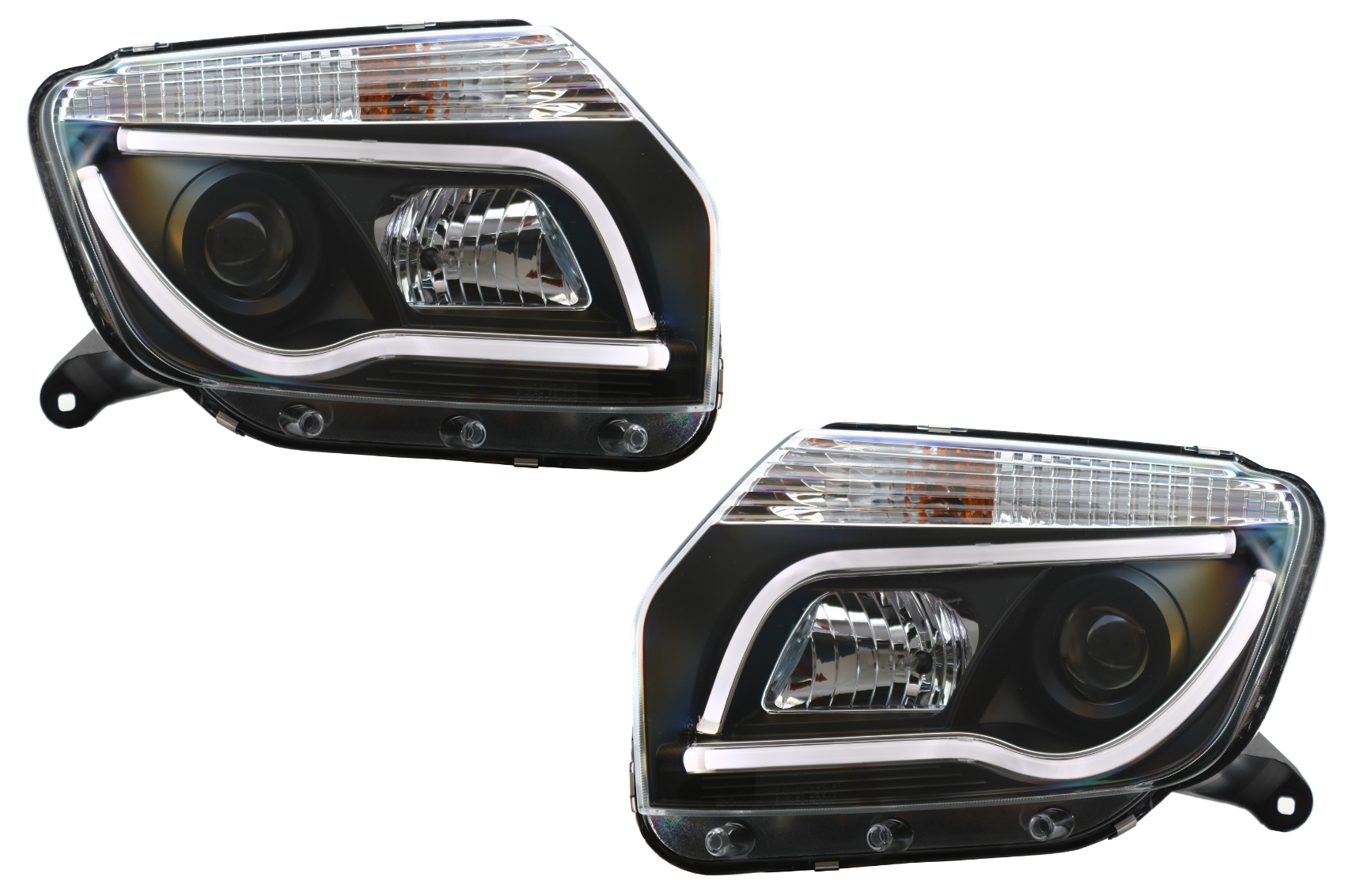 Faruri LED Light Bar compatibil cu Dacia Duster I (2009-2014) TUBE LIGHT Negru Faruri LED Light Bar compatibil cu Dacia Duster I (2009-2014) TUBE LIGHT Negru