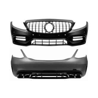 Pachet exterior AMG C63S Mercedes C-class W205 2014-2020
