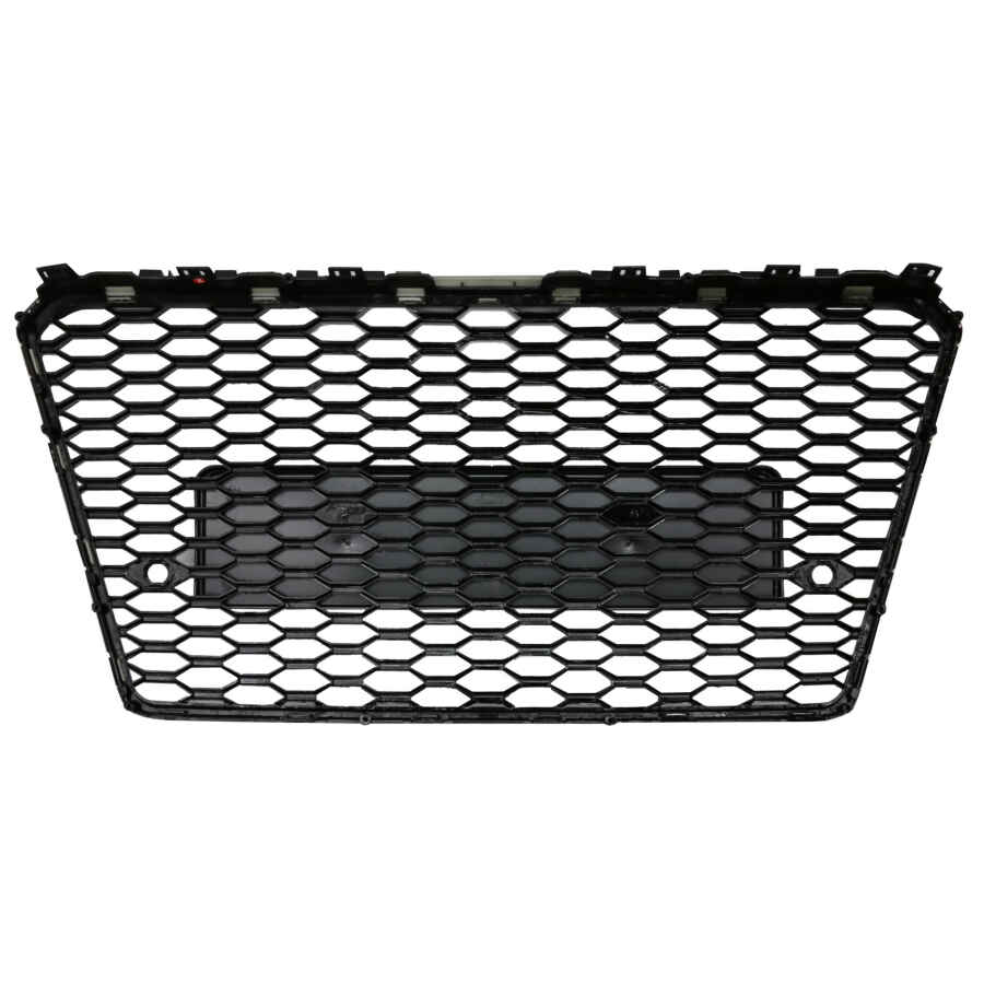 Grila Bara Fata compatibil cu Audi A7 4G Pre Facelift 2010 2014 RS7 Design Negru Lucios 3
