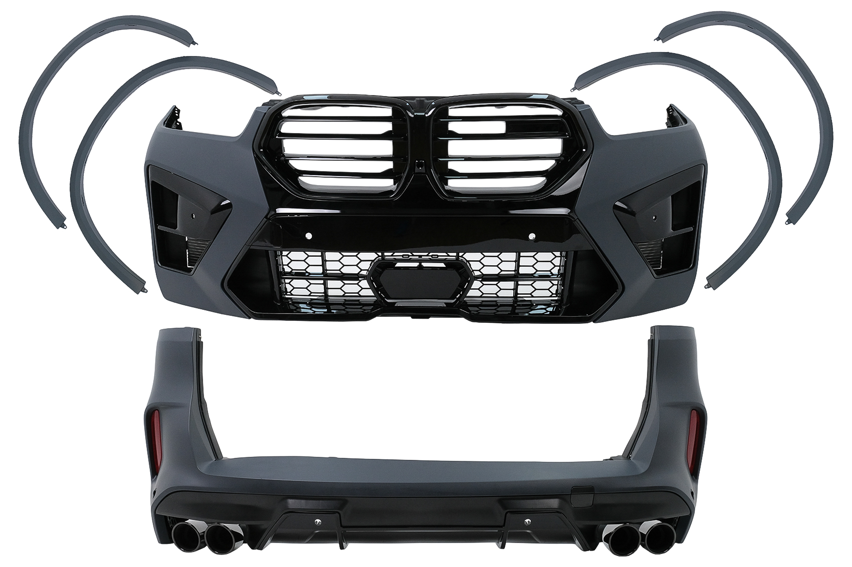 Pachet Exterior Complet compatibil cu BMW X5 G05 LCI (2023-up) X5M Design Pachet Exterior Complet compatibil cu BMW X5 G05 LCI (2023-up) X5M Design