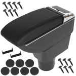 Cotiera premium Dacia Duster I 2010-2017 PIELE ECO NEGRA