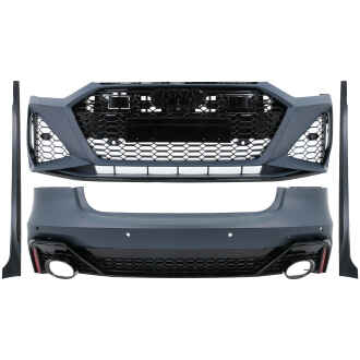 Pachet Exterior Complet compatibil cu Audi A7 4K8 (2018-2021) RS Design