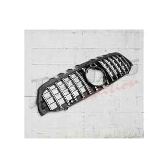 Grila Centrala compatibil cu Mercedes A-Class W177 Hatchback V177 Sedan (04.2018-2022) GT-R Panamericana Design Negru Crom