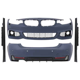 Pachet Exterior Complet compatibil cu BMW Seria 4 F32 F33 Coupe Cabrio (2013-2019) Sport Design