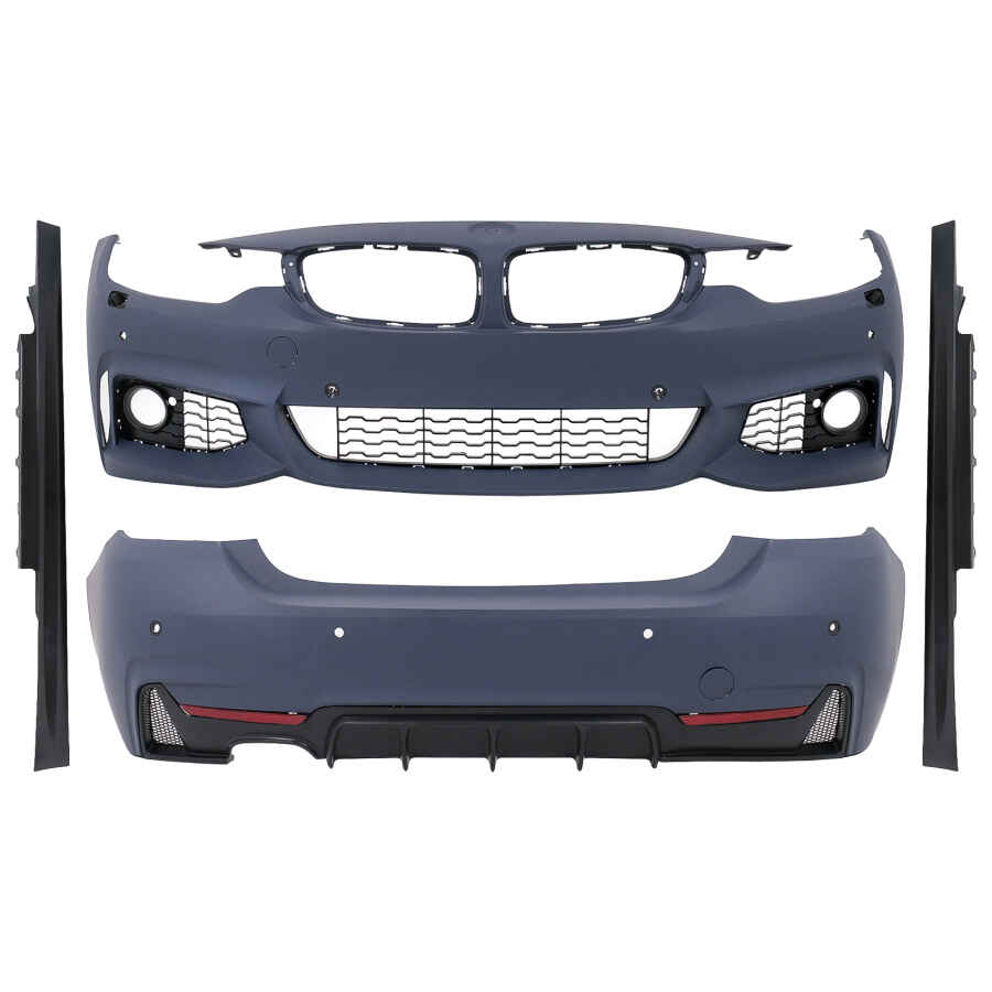 Pachet Exterior Complet compatibil cu BMW Seria 4 F32 F33 Coupe Cabrio (2013-2019) Sport Design